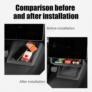 Accessori Auto, Gadget per il Nuovo Modello 3 Highland, Scatola Portaoggetti Sospesa Sotto lo Schermo - Product Image 5