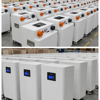 Batterie au lithium-ion avec garantie de 10 ans, 15 kWh, onduleur, 51,2 V, 200 Ah, 300 Ah, batteries solaires verticales au lithium Lifepo4