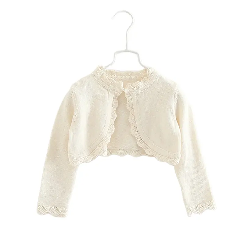 2024 2025 printemps nouveaux vêtements pour enfants nouveau-né vêtements bébé enfant en bas âge coton boléro pull cardigan