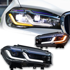 Phare avant BMW F15 pour BMW X5 F15 2014-2018, ensemble de phares LED, mise à niveau style <span class=keywords><strong>2023</strong></span>, lentille de projecteur, DRL séquentiel - Product Image 1