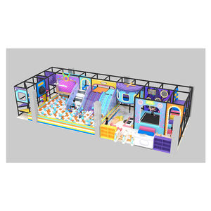 Équipement de terrain de jeu intérieur en mousse souple fantaisie pour enfants, <span class=keywords><strong>parc</strong></span> d'attractions personnalisé avec fosse à balles - Product Image 1