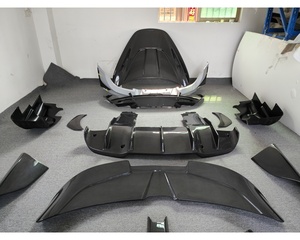 สำหรับการอัพเกรด McLaren 720S สไตล์ RY คาร์บอนไฟเบอร์ห่อรอบริมฝีปากด้านหน้าและด้านหลัง, กระโปรงข้าง, ปีกหลัง, บังโคลน, กระโปรงหน้ารถ, <span class=keywords><strong>กันชน</strong></span> - Product Image 4