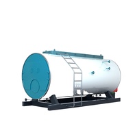Chaudière à vapeur industrielle automatique à tubes de feu de 1 tonne max. Chaudière à eau chaude horizontale au diesel de 1,25 MPa