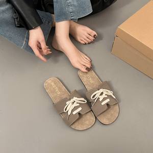 เทรนด์แฟชั่นฤดูร้อน รองเท้าแตะเปิดนิ้วเท้าสำหรับผู้หญิง ดีไซน์สายรัดอเนกประสงค์ พร้อมกระโปรงที่ทนทาน - Product Image 3