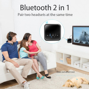 Bộ Thu Phát Âm Thanh HG 2 Trong 1 <span class=keywords><strong>Bluetooth</strong></span> 5.0, Bộ Chuyển Đổi Không Dây CSR8675 HD RCA 3.5Mm Jack AUX Cho TV - Product Image 6