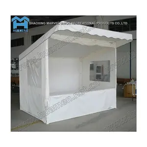 Tenda acara luar ruangan putih 2x3m, tenda pameran dagang sederhana