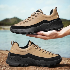 Zapatillas de Senderismo <span class=keywords><strong>para</strong></span> <span class=keywords><strong>Hombre</strong></span>, Diseño Moderno, Transpirables, de Cuero y Malla, con Protección <span class=keywords><strong>para</strong></span> los Dedos, Servicio de Logotipo Personalizado OEM, Suministro de Fábrica - Product Image 3