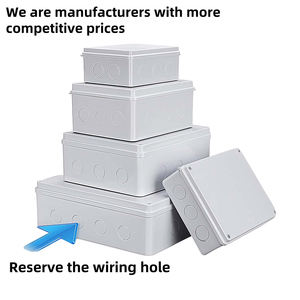IP65 su geçirmez <span class=keywords><strong>PVC</strong></span> bağlantı kutusu dayanıklı dış mekan kablosu bağlantı elektrik konut üreticisi - Product Image 3