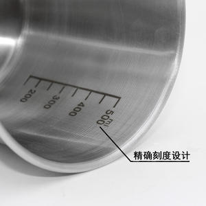 Tasse à mesurer en acier inoxydable, 2000 ml, graduée, résistante à la chaleur, pour usage domestique et hospitalier - Product Image 4