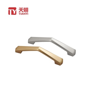 High-End Custom Zinc Alloy Pull Handle Furniture Hardware for <b>Cabinets</b> Drawers Dressers Bathrooms Living Rooms-Modern Design - Product Image 1