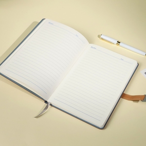 2024 Splice da tái chế A4 A5 tùy chỉnh lót trống bìa cứng thiết kế sang trọng Tạp Chí máy tính xách tay với logo - Product Image 5