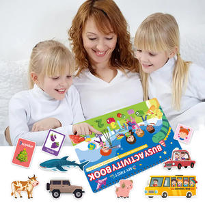 Jouet éducatif pour bébé, livre d'activités complet, ensemble de livres éducatifs sans découpe ni collage - Product Image 6