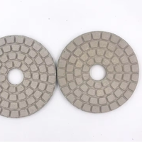 Disque de polissage diamanté flexible en résine JDK de 4 pouces pour sols, utilisation humide ou sèche, pour granit, marbre, quartz, pierre d'ingénierie, OEM 100mm, pour le meulage