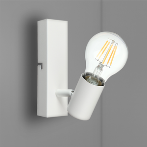 Spot lumineux rond moderne de haute qualité, mural, E27, LED, en fer, température de couleur réglable (3000K-6000K), pour usage domestique - Product Image 2