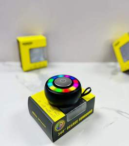 Haut-parleur portable sans fil étanche avec poignée, lumière clignotante, batterie intégrée, basses puissantes, idéal pour les fêtes et la scène, mini subwoofer. - Product Image 6