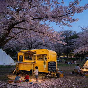 CE Certified Tourist Attraction Special Food <b>Trailer</b> All-terrain Mobile Snack and Drink Cart - Product Image 1