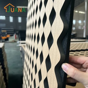 แผ่นผนังกันเสียงแบบไม้ตกแต่งภายใน รุ่น JUANA ขายดี เป็นมิตรกับสิ่งแวดล้อม แผ่นอะคูสติกไม้แบบ Slat รุ่น Akupanel - Product Image 4