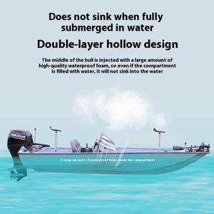 H518 barca d'assalto ad alta velocità nuova condizione leggero in alluminio magnesio per la <span class=keywords><strong>pesca</strong></span> in mare barca <span class=keywords><strong>spigola</strong></span> - Product Image 5