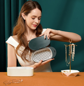 Limpiador Ultrasónico Portátil Mini para el Hogar, Limpiador Ultrasónico Digital para Joyas, Gafas y Artículos Dentales - Product Image 2