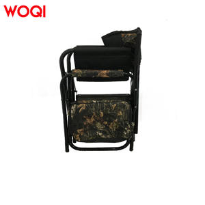 Chaise pliante de réalisateur Woqi Outdoor avec table latérale et porte-gobelet pour la plage, le camping, usage adulte, 50x45x80cm - Product Image 1
