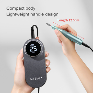 MRNAIL Taladro Eléctrico Profesional Portátil para <span class=keywords><strong>Uñas</strong></span> con Almacenamiento de Energía, Nuevo Diseño de Copa Hueca para Desbaste de <span class=keywords><strong>Uñas</strong></span>, Fabricado en Plástico Duradero para Salones de <span class=keywords><strong>Uñas</strong></span> - Product Image 6