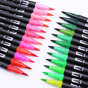 SUPER DOTS Fine Point Malerei Kunst Briefpapier Set farbige Kunst Marker Zeichnung Färbung Pinsel Stifte setzt Graffiti Dual Tip Art Pen - Product Image 2