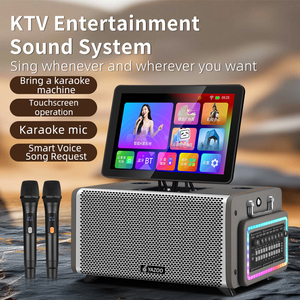 Nouveau modèle 2026 : <span class=keywords><strong>Enceinte</strong></span> Bluetooth portable double 5,5 pouces avec effets lumineux et microphone pour fêtes en famille et entre collègues - Product Image 2