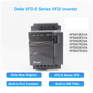 Bon <span class=keywords><strong>prix</strong></span> Delta Nouveau Original VFD037E23A Variateur de fréquence VFD 3.7KW 220V Triphasé avec PLC intégré pour Moteur et Compresseur - Product Image 1