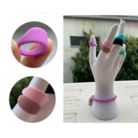 Anneau de protection en silicone personnalisable pour le sport et le fitness, anti-rayures, avec strass, produit en caoutchouc personnalisable