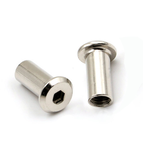 Acier inoxydable M6M3 meubles connecteur <span class=keywords><strong>boulon</strong></span> et écrou borgne <span class=keywords><strong>Torx</strong></span> tête plate clé Allen sac à main en cuir mâle <span class=keywords><strong>femelle</strong></span> Chicago vis - Product Image 4