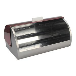 Boîte à pain Roll Top en acier inoxydable pour comptoir de cuisine avec couvercle - Product Image 2
