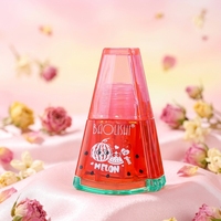 Gloss à lèvres végétalien naturel aux saveurs de fruits, marque privée, hydratant, fraise, rose clair, pastèque, effet repulpant