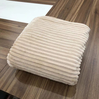 Deckenfabrik Bestseller Warme Velours-Winterbettdecke Flauschige Decke Einfarbig für Hotels 350gsm