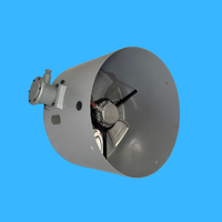 Ventilateur axial anti-explosion et anti-feu BG280 avec roulement à billes et moteur triphasé