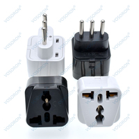Adaptador de Corriente para Italia, Adaptador de Enchufe Tipo L, Adaptador de Viaje Universal para Chile, Adaptador de Enchufe de Viaje para Italia