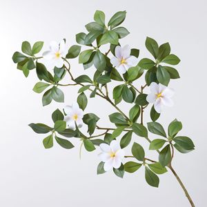 Ramo de Flores de Gardenia Realistas Hechas a Mano, Ramo Decorativo para el Hogar, Oficina y Jardín, Plantas Artificiales - Product Image 2