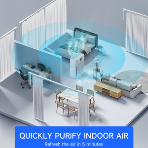 Purificador de aire personal con filtro HEPA13 CADR 320m ³/H Panel táctil Purificador de aire portátil de escritorio para el hogar