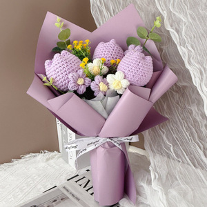 Ramo <span class=keywords><strong>de</strong></span> tulipán <span class=keywords><strong>de</strong></span> <span class=keywords><strong>flores</strong></span> <span class=keywords><strong>de</strong></span> lana <span class=keywords><strong>de</strong></span> simulación con bolsa <span class=keywords><strong>de</strong></span> regalo producto terminado <span class=keywords><strong>de</strong></span> ganchillo a mano Día <span class=keywords><strong>DE</strong></span> LA MUJER enviar Regalo <span class=keywords><strong>de</strong></span> Cumpleaños <span class=keywords><strong>de</strong></span> madre - Product Image 1