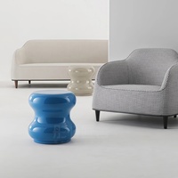 Table basse haut de gamme de style crème moderne de designer Table d'appoint créative de luxe pour le salon Table de chevet Canapé d'angle