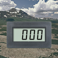 Voltmètre numérique LCD miniature NQQK PM438, 3 1/2 chiffres, panneau écologique, mesure la tension CC 200mVDC monophasée, précision de 0,1%
