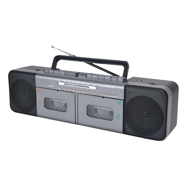 ELETREE  Vintage Radio Audio Dual Cassette Player and Recorder Double Deck Vintage Home Cassette Player with Auto Reverse