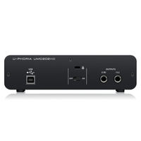 Interface audio USB U-Phoria UMC202HD 2x2 avec préamplis Midas, 24 bits 192 kHz, alimentation fantôme 48 V pour l'enregistrement en studio à domicile et les podcasts