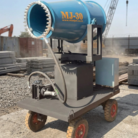Nouvelle nettoyeuse haute pression diesel portable montée sur chariot avec canon à brouillard |   Pulvérisateur d'eau multi-modes à rotation automatique