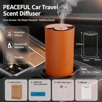 Diffuseur d'huiles essentielles portable HIITII pour voiture et maison avec technologie sans eau - Coffret cadeau
