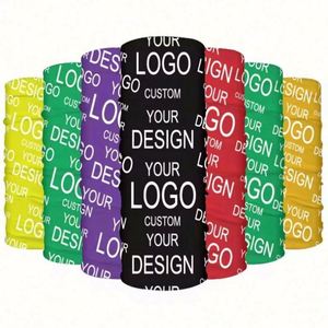 Bandana multifonctionnel en polyester sans couture, imprimé sur mesure, écologique et OEM - Product Image 2
