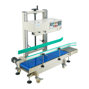 เครื่องซีลถุงข้าวแบบต่อเนื่อง FRL200B สำหรับงานหนัก 10-20 กก. เครื่องปิดผนึกถุงขนาดใหญ่ - Product Image 1