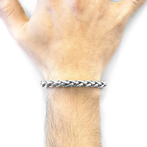 Bracciale a catena in argento Staysail Sail - Product Image 1