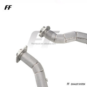 Tuyau de descente de haute qualité pour jeep Grand Cherokee <span class=keywords><strong>SRT</strong></span> 6.4 système d'échappement de tuyau de descente de Performance de course - Product Image 5