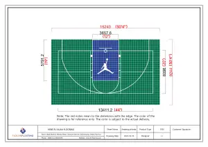 30x50 Multi-sport Plastic Flooring Tiles For Pickleball And Basketball Court Pickle Roll Pickleball Court