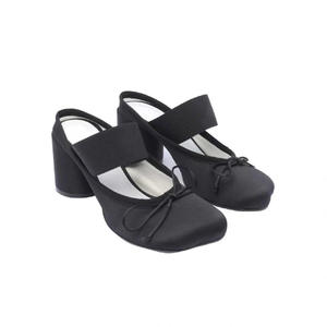 Zapatos Mary Jane vintage franceses con lazo de seda, de boca baja, para mujer, de primavera y otoño, con tacón grueso, para usar al aire libre, sandalias casuales tipo baotu. - Product Image 1